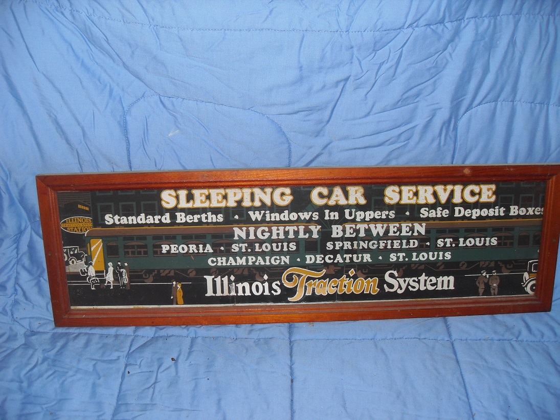 ITS Sleeping Car Service Sign